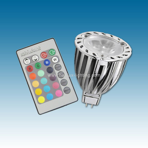 3X2W MR16 RGB Led spotlight