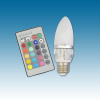 3W E27 RGB LED candle lamp