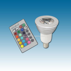 1X3W JDR E14 RGB Led lamp