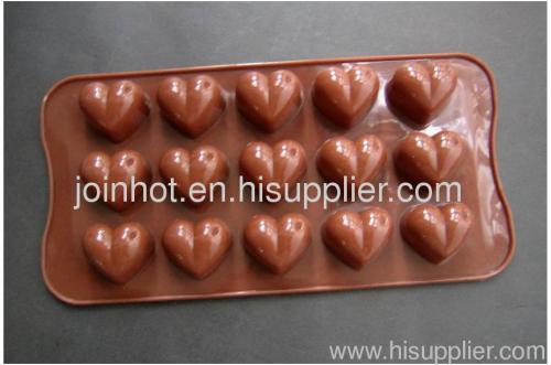 210mm 1 pattern love heart silicone chocolate mold cookie mold baking bakeware