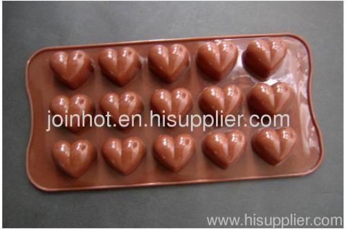 heart silicone chocolate mold