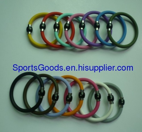 Silicone ion bracelets