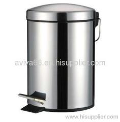 Factory direct Nice Life Various Sizes round Foot Pedal Style Stainless Steel Dustbin