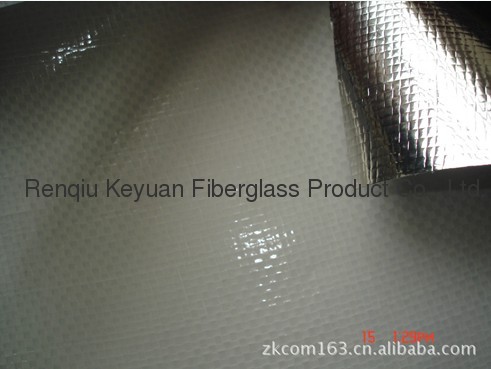 Aluminized fire resistant fiberglass fabric (ISO9001)
