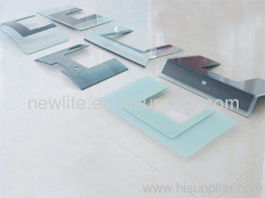 tempered glass blue gray transparent