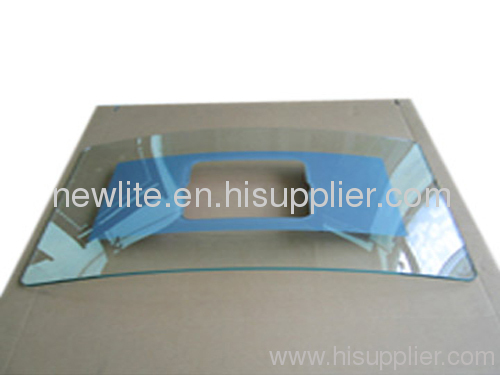 microwave oven curved tempered glass