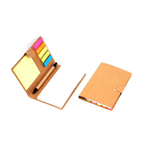 Memo pad with recycled ballpens