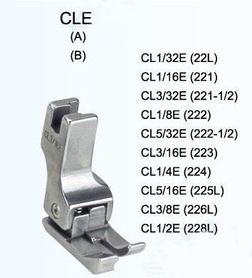 SEWING SPARE PARTS PRESSER FOOT CLE(A)(B)