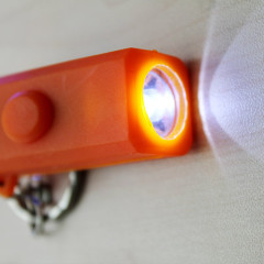 Colorful LED keychain flashlight
