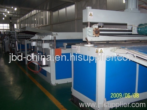 PP hollow grid sheet extrusion machine