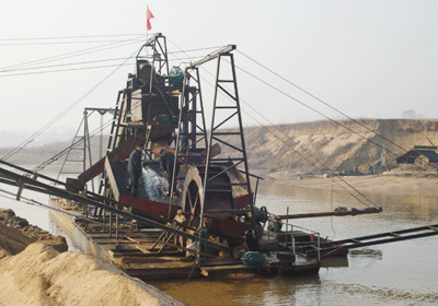 Iron Sand dredging machine