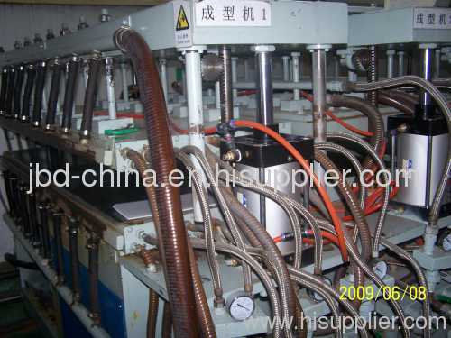 PP hollow cross section sheet production line