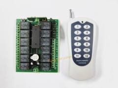 12V 12-channel learning type remote switch