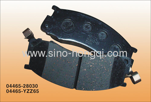 Brake pad 04465-YZZ65 for toyota