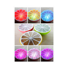 Color changing orange spa light