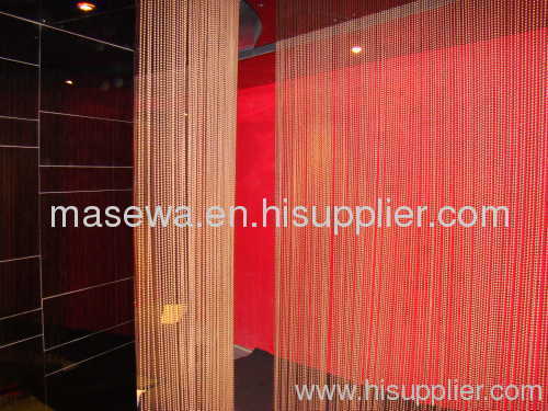 metal bead divider bronzen metal curtain