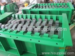 Solid waste shredder rubbish crusher