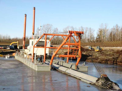 sand pumping ship