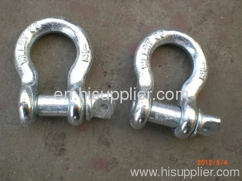 bow shackle with screw pin