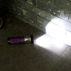 Dual-use LED Plastic flashlight