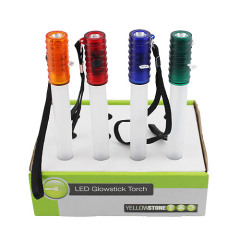 Glowstick flashlight for LED plastic flashlight