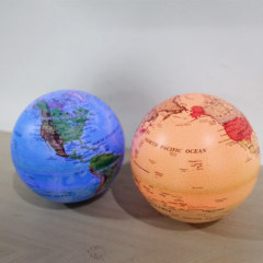 Magic revolving globe for LED plastic flashlight
