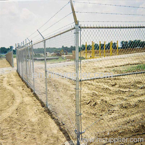 commercial galvanized chain link fence