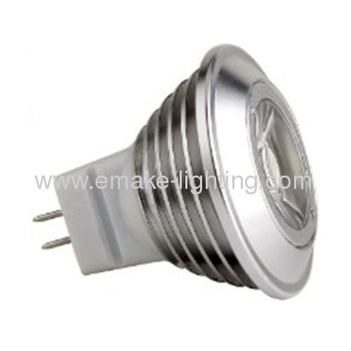 Spiral surface MR11 2W led spot light Aluminium Alloy+PMMA L