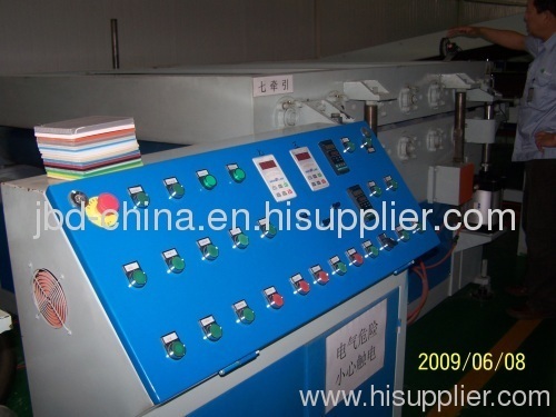 PP/PE hollow shutter extrusion line