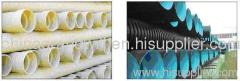 Vertical type Double Wall Corrugated HDPE Pipe Extrusion lin