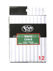 12-sheet non-dust dustless white chalk