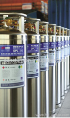 Cryogenic stainless steel LNG cylinder