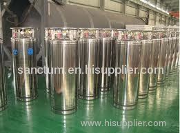 Cryogenic stainless steel LNG cylinder