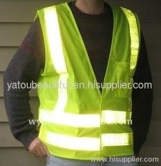 green mesh reflective safety vest with EN471 standard