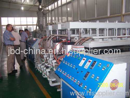 PC hollow grid plate making machine