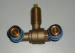 3/4" U style press style brass ball valves