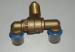 1" U style press brass ball valves