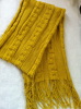 Ladies' acrylic knitted scarf