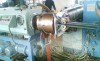 Corrugated optic duct pipe making machine