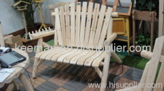 natural color double chair