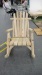 natural color rocking chair