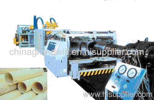 One step method heat preservation pipe extrusion line