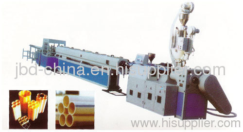 PVC/PE multi-hole pipe production line