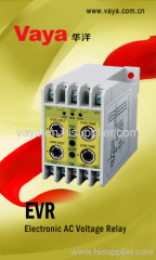 Electronic AC voltage relay EVR Protection relay