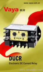 Electronic DC current relay DUCR Protection relay