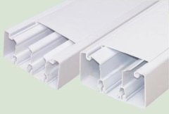 PVC trunking for electrical wiring