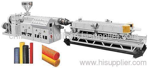 Single/Double Wall Corrugated PE Pipe Extrusion Line