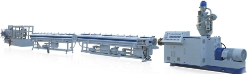 Horizontal type Double Wall Corrugated PP Pipe extrusion line