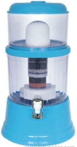 blue color mineral water pot