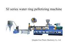 Water ring PET pelletizing extrusion line